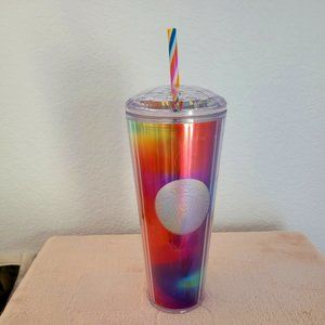 Venti Starbucks Rainbow Cold Cup